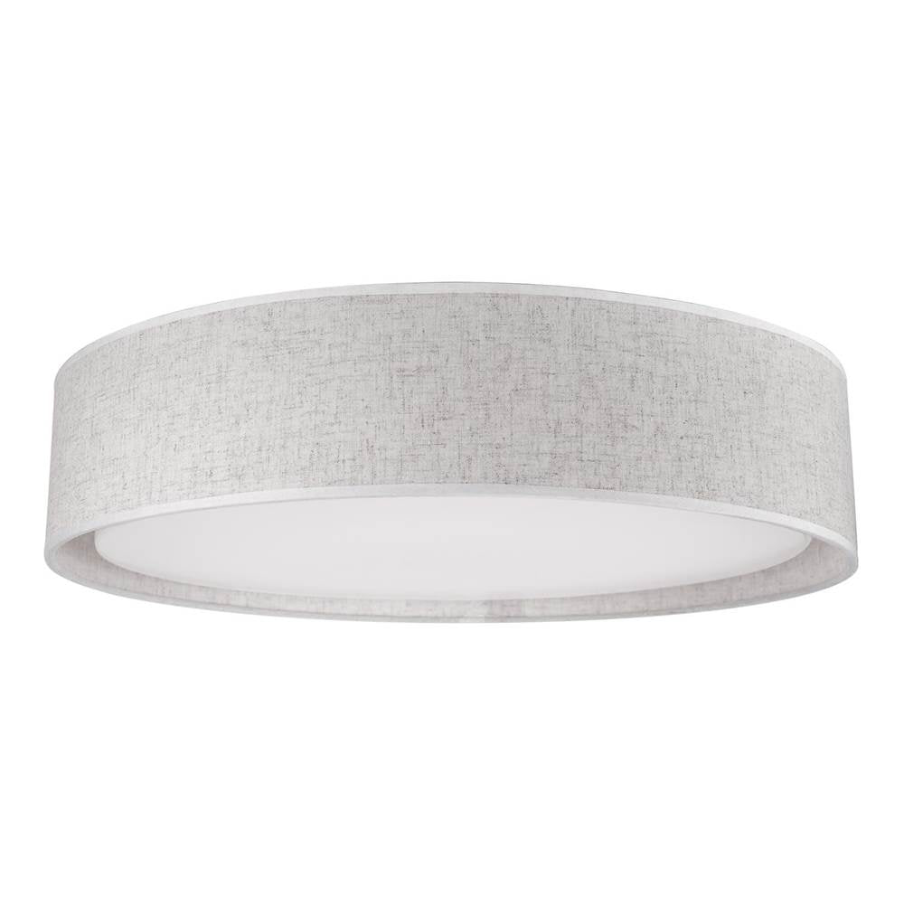 Kuzco Dalton 20-in Beige Led Flush Mount