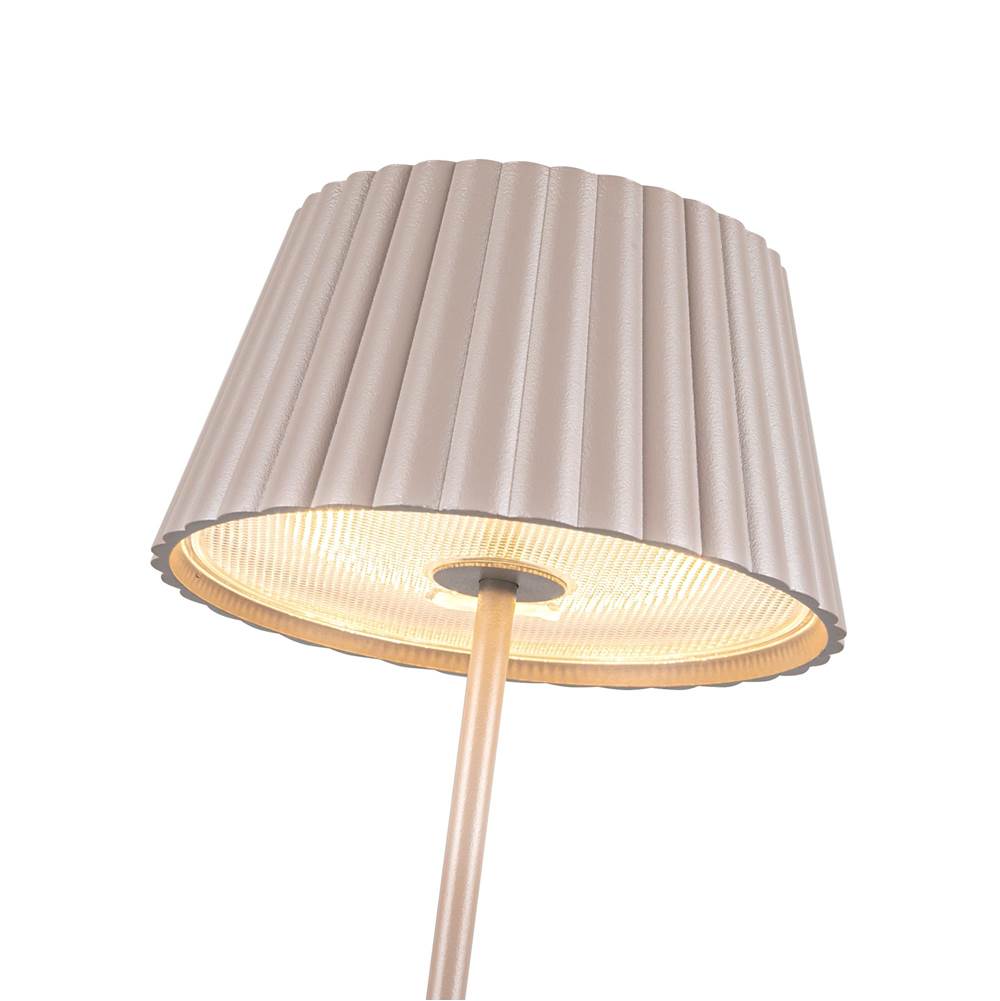 Kuzco TL65614-MN Moonstone Gray Dario 5-in Moonstone Gray Led Table Lamp Image 2