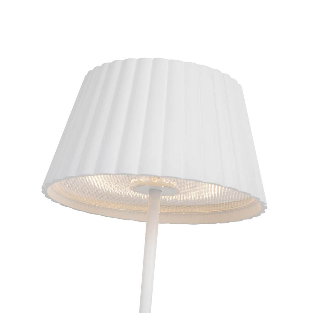 Kuzco TL65614-WH White Dario 5-in White Led Table Lamp Image 2