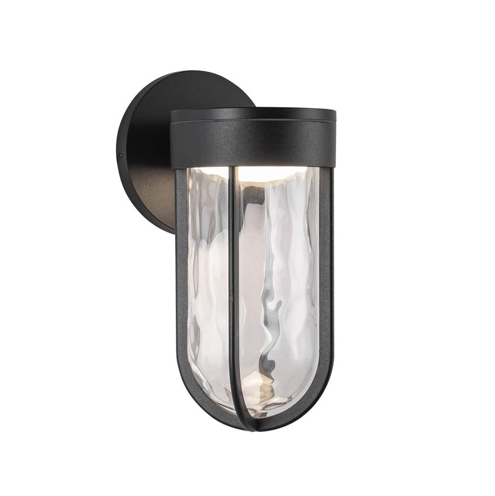 Kuzco EW17627-BK Black Davy 11-in Black Led Exterior Wall Sconce Image 1