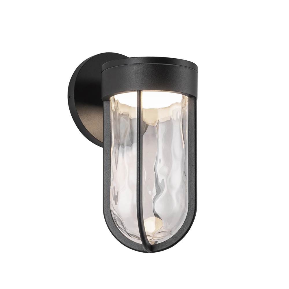 Kuzco Davy 11-in Black Led Exterior Wall Sconce