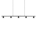 Kuzco LP19947-BK-UNV Black Dune 47-in Black Led Linear Pendant Image 1