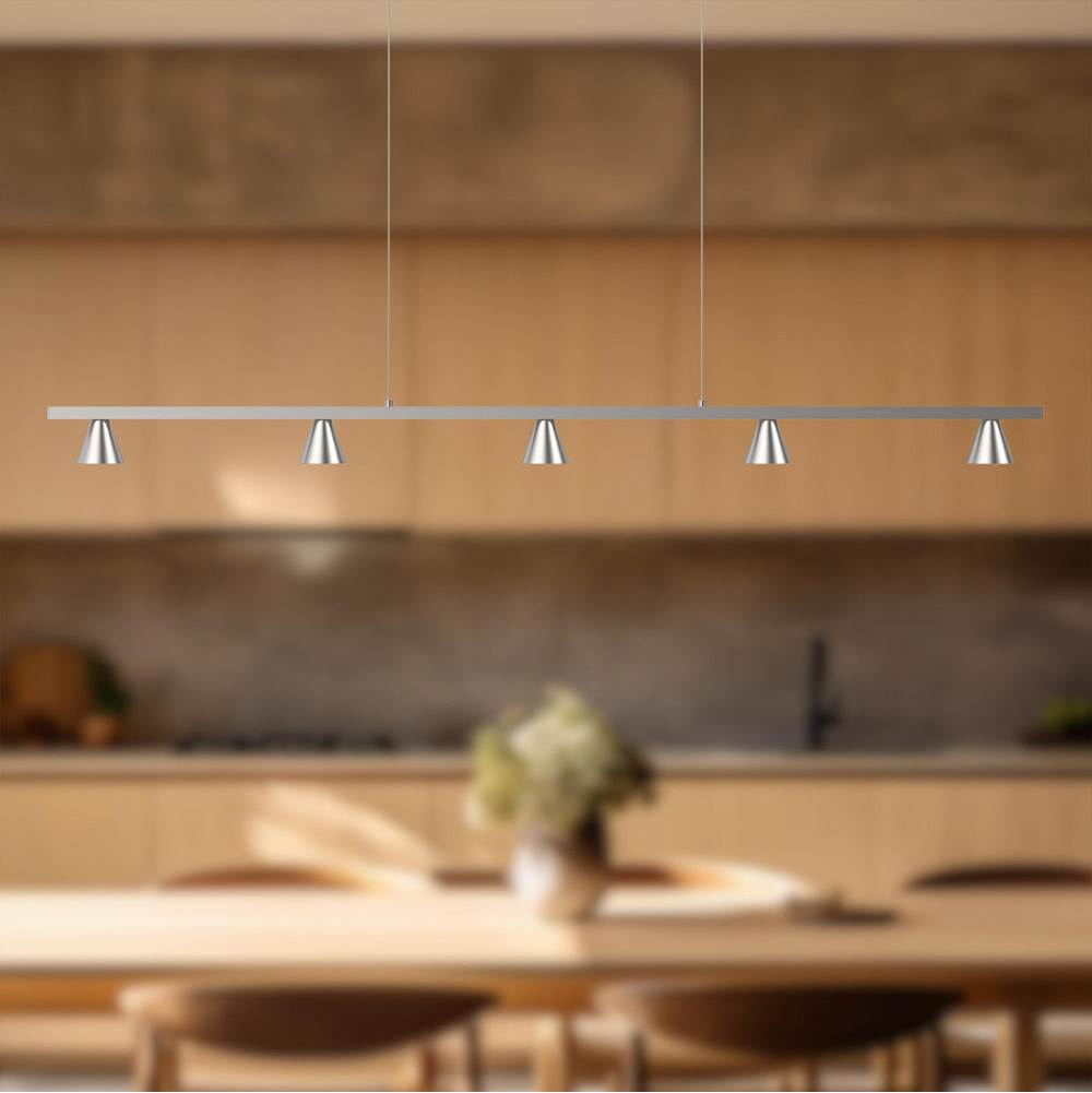 Kuzco Dune 47-in Black Led Linear Pendant