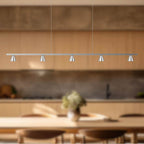 Kuzco Dune 47-in Black Led Linear Pendant