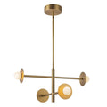 Kuzco CH15504-BG-UNV Brushed Gold Elixir 22-in Brushed Gold Led Chandelier Image 1