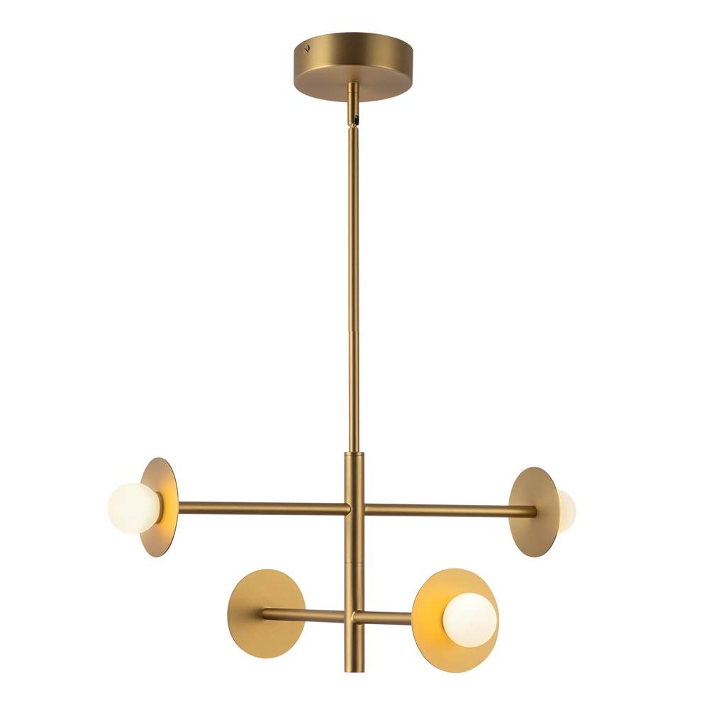 Kuzco CH15504-BG-UNV Brushed Gold Elixir 22-in Brushed Gold Led Chandelier Image 3