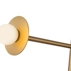 Kuzco CH15504-BG-UNV Brushed Gold Elixir 22-in Brushed Gold Led Chandelier Image 2