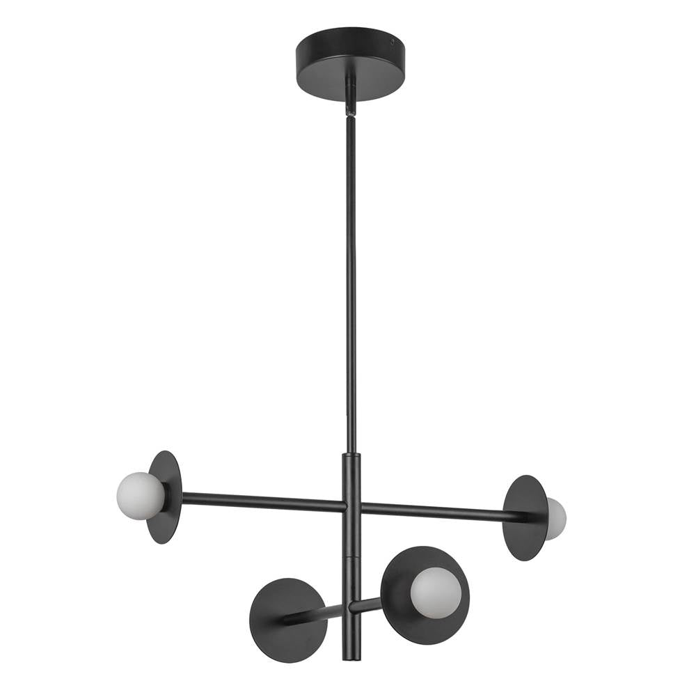 Kuzco Elixir 22-in Brushed Gold Led Chandelier