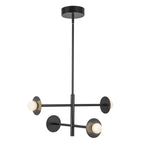 Kuzco CH15504-BK-UNV Black Elixir 22-in Black Led Chandelier Image 4