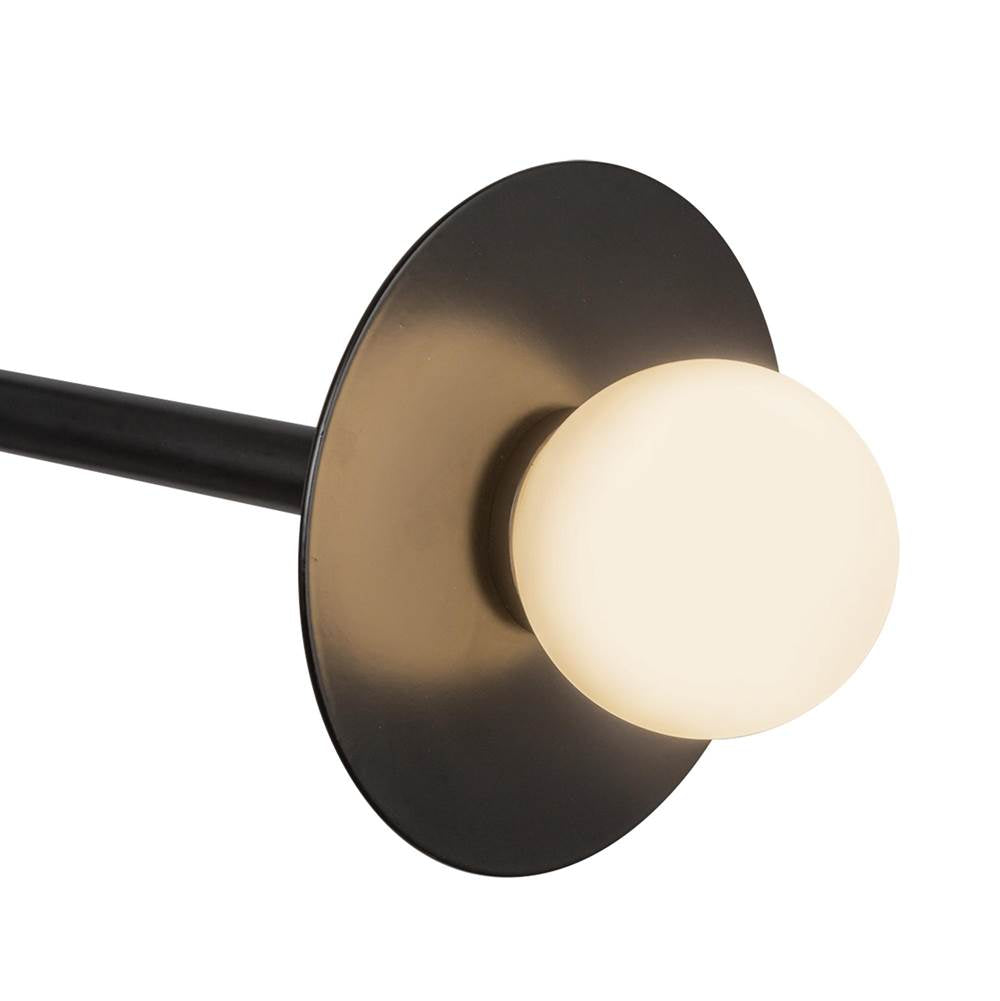 Kuzco CH15504-BK-UNV Black Elixir 22-in Black Led Chandelier Image 3