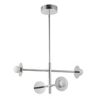 Kuzco Elixir 22-in Brushed Gold Led Chandelier