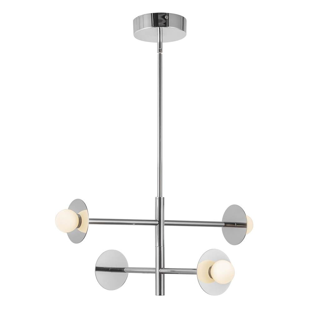 Kuzco CH15504-CH-UNV Chrome Elixir 22-in Chrome Led Chandelier Image 3