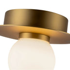 Kuzco FM15506-BG-UNV Brushed Gold Elixir 6-in Brushed Gold Led Flush Mount Image 3