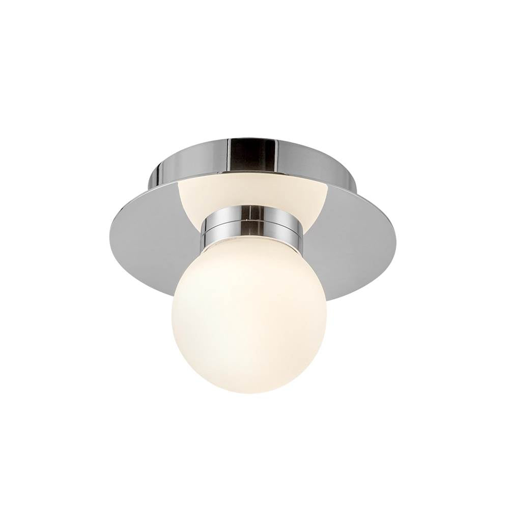 Kuzco Elixir 6-in Brushed Gold Led Flush Mount