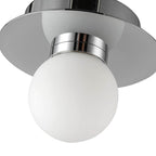 Kuzco FM15506-CH-UNV Chrome Elixir 6-in Chrome Led Flush Mount Image 3