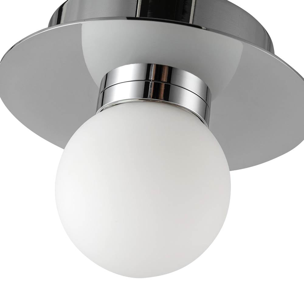 Kuzco FM15506-CH-UNV Chrome Elixir 6-in Chrome Led Flush Mount Image 3