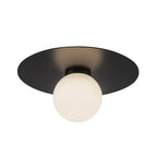 Kuzco Elixir 10-in Brushed Gold Led Flush Mount
