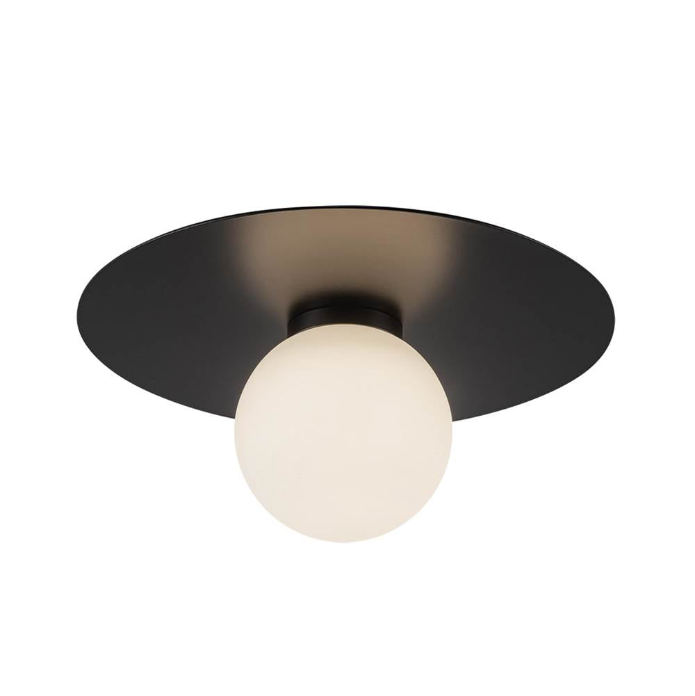 Kuzco Elixir 10-in Brushed Gold Led Flush Mount