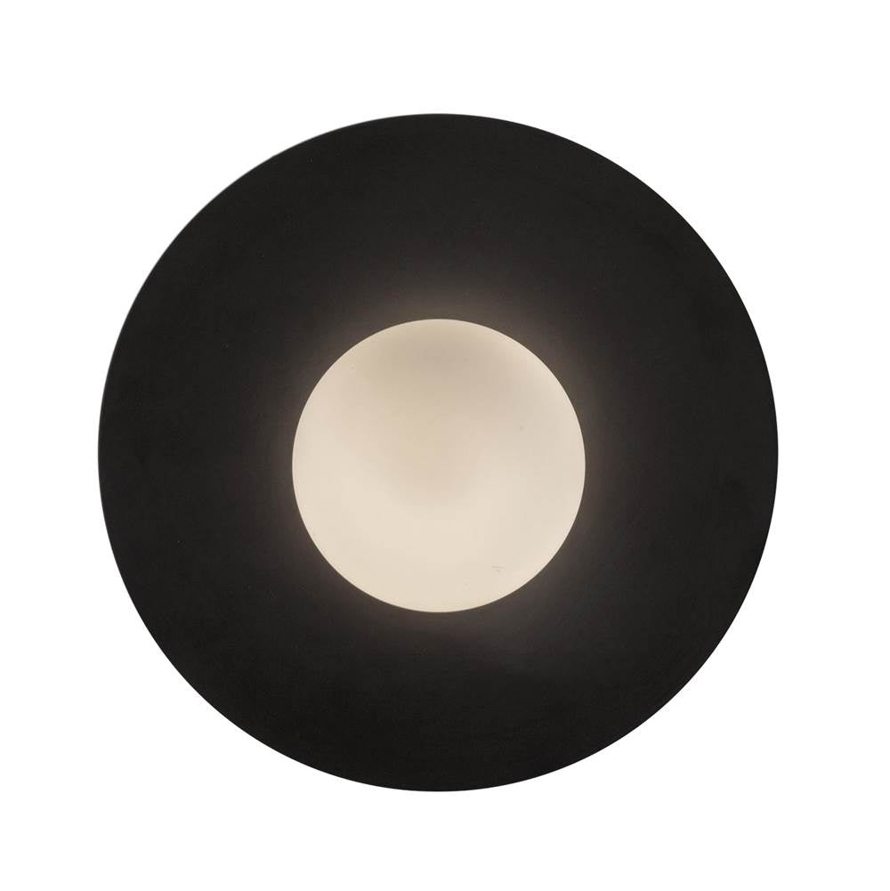 Kuzco FM15510-BK-UNV Black Elixir 10-in Black Led Flush Mount Image 4