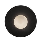 Kuzco FM15510-BK-UNV Black Elixir 10-in Black Led Flush Mount Image 4