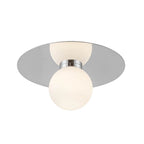 Kuzco Elixir 10-in Brushed Gold Led Flush Mount