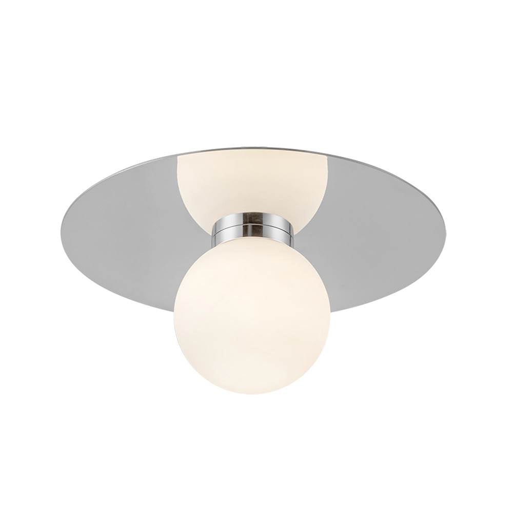 Kuzco Elixir 10-in Brushed Gold Led Flush Mount