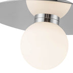 Kuzco FM15510-CH-UNV Chrome Elixir 10-in Chrome Led Flush Mount Image 3