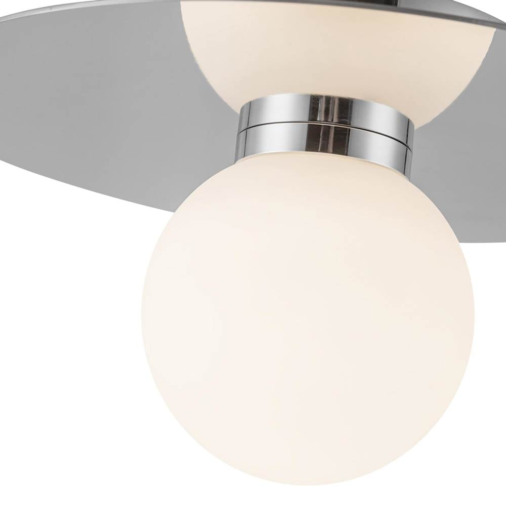 Kuzco FM15510-CH-UNV Chrome Elixir 10-in Chrome Led Flush Mount Image 3