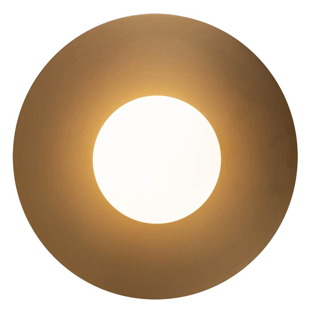 Kuzco FM15514-BG-UNV Brushed Gold Elixir 14-in Brushed Gold Led Flush Mount Image 4