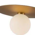 Kuzco FM15514-BG-UNV Brushed Gold Elixir 14-in Brushed Gold Led Flush Mount Image 3