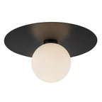 Kuzco Elixir 14-in Brushed Gold Led Flush Mount