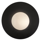 Kuzco FM15514-BK-UNV Black Elixir 14-in Black Led Flush Mount Image 4