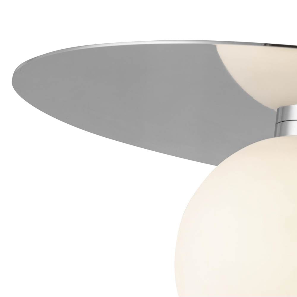 Kuzco FM15514-CH-UNV Chrome Elixir 14-in Chrome Led Flush Mount Image 3