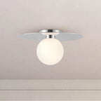 Kuzco FM15514-CH-UNV Chrome Elixir 14-in Chrome Led Flush Mount Image 2