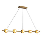Kuzco LP15548-BG-UNV Brushed Gold Elixir 48-in Brushed Gold Led Linear Pendant Image 1