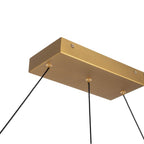 Kuzco LP15548-BG-UNV Brushed Gold Elixir 48-in Brushed Gold Led Linear Pendant Image 3