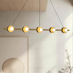 Kuzco LP15548-BG-UNV Brushed Gold Elixir 48-in Brushed Gold Led Linear Pendant Image 2