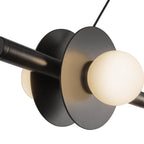 Kuzco LP15548-BK-UNV Black Elixir 48-in Black Led Linear Pendant Image 5
