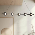 Kuzco LP15548-BK-UNV Black Elixir 48-in Black Led Linear Pendant Image 2