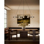 Kuzco LP15548-BK-UNV Black Elixir 48-in Black Led Linear Pendant Image 3