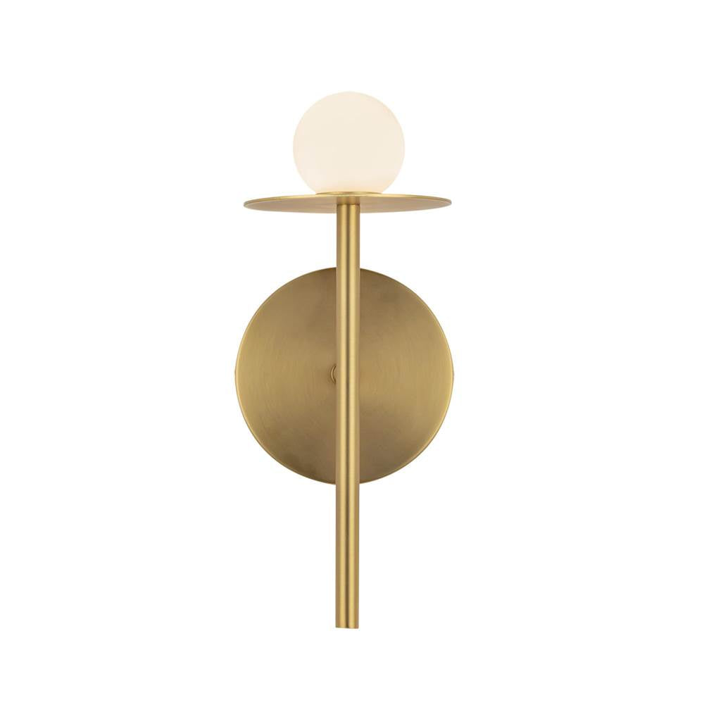 Kuzco WS15504-BG-UNV Brushed Gold Elixir 10-in Brushed Gold Led Wall Sconce Image 4