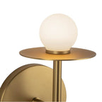 Kuzco WS15504-BG-UNV Brushed Gold Elixir 10-in Brushed Gold Led Wall Sconce Image 3