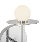Kuzco WS15504-CH-UNV Chrome Elixir 10-in Chrome Led Wall Sconce Image 3