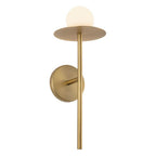 Kuzco Elixir 16-in Brushed Gold Led Wall Sconce
