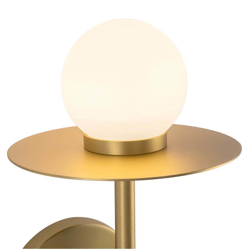 Kuzco WS15506-BG-UNV Brushed Gold Elixir 16-in Brushed Gold Led Wall Sconce Image 3