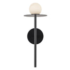 Kuzco WS15506-BK-UNV Black Elixir 16-in Black Led Wall Sconce Image 4
