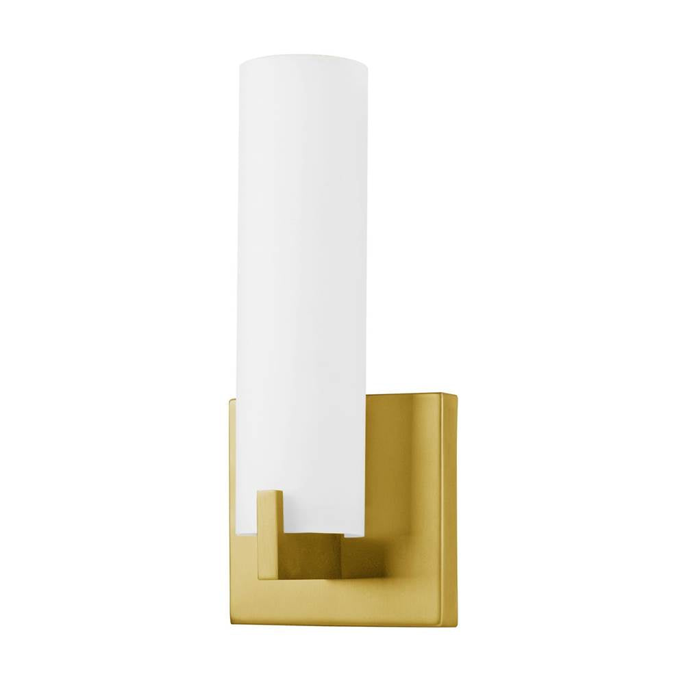 Kuzco Elizabeth 12-in Brushed Gold Led Wall Sconce