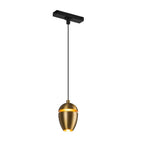 Kuzco Eloa 3-in Brushed Gold Trilo Track Pendant