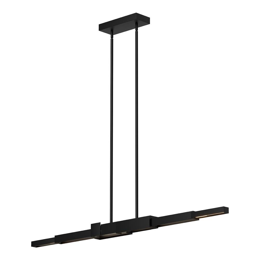 Kuzco LP29560-BK Black Enzo 60-in Black Led Linear Pendant Image 1