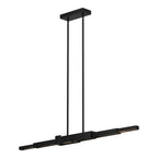 Kuzco LP29560-BK Black Enzo 60-in Black Led Linear Pendant Image 1